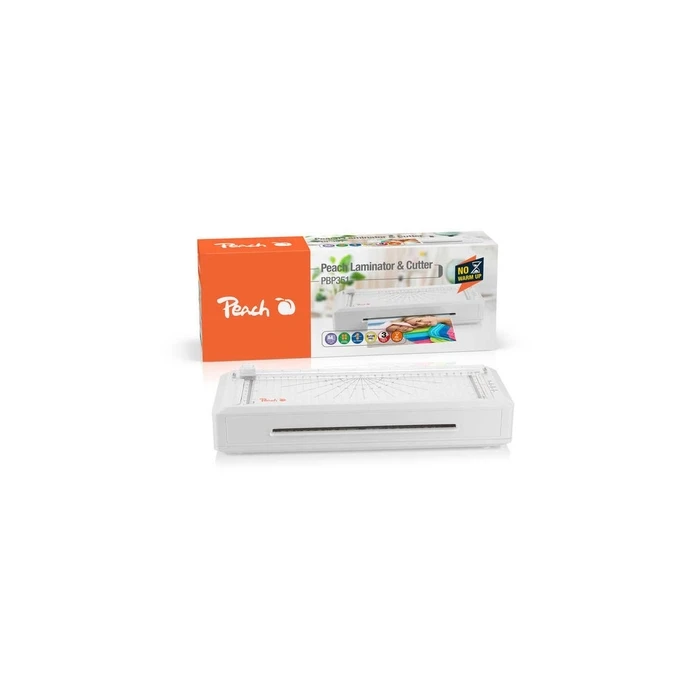 Peach 3-in-1 Plug & Play Laminator PBP351 — A4, No Warm-up, Built-in Trimmer