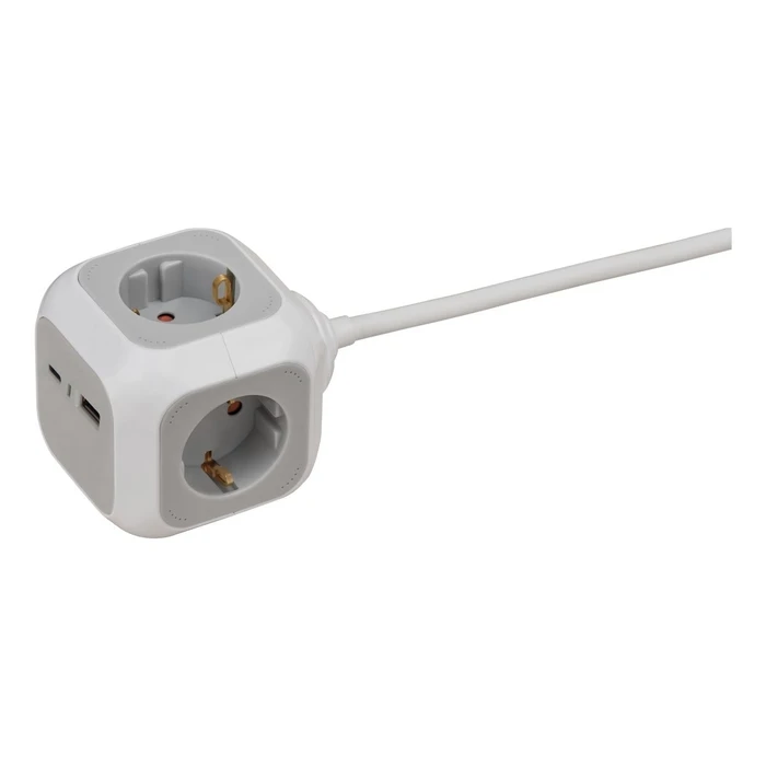Brennenstuhl Steckdosenw?rfel 4fach με USB PD20W (A+C), καλώδιο 1,4 m