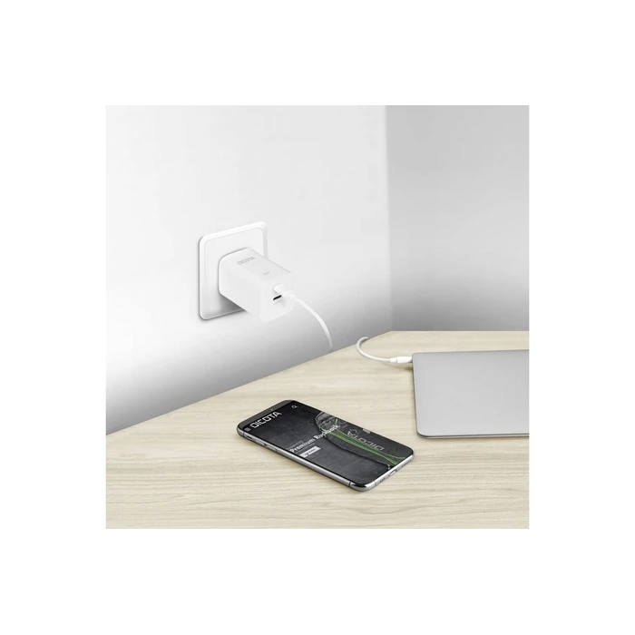 Dicota 2-port GaN Wall Charger (45W) EU λευκό - D32182