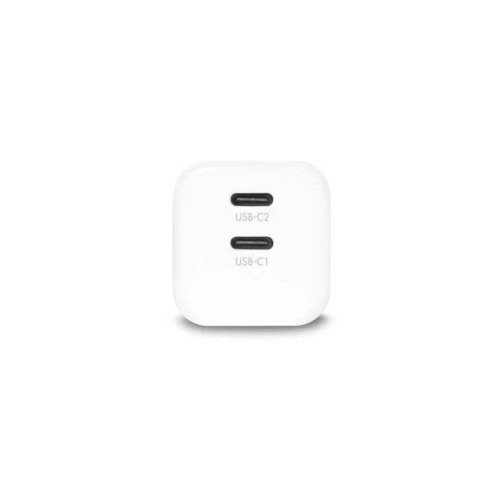 Dicota 2-port GaN φορτιστής τοίχου (65W) EU, λευκό