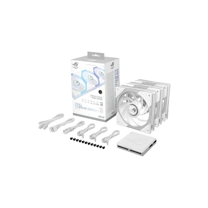 ASUS ROG Eurux GR120 Reverse ARGB White Case Fan 122mm (3-Pack)