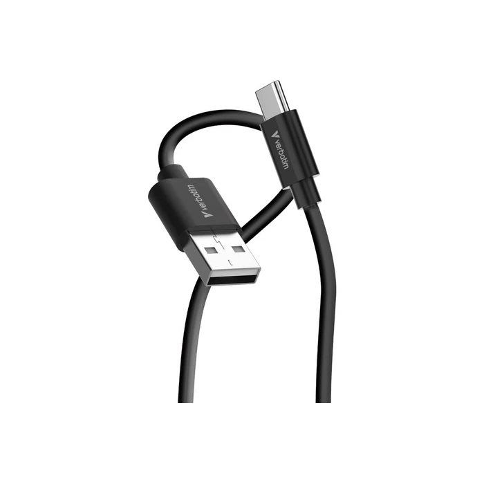 Verbatim USB-C to USB-C Charging Cable USB 2.0 1m 18W Black (2 pcs)