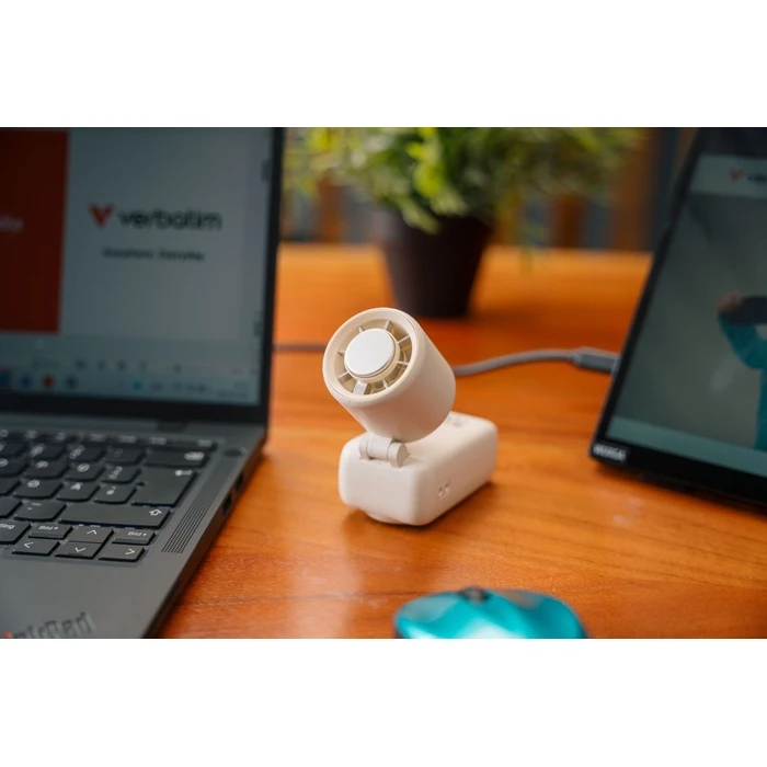 Verbatim Cool `n` Go Ice Touch Mini Handheld Fan 10W White