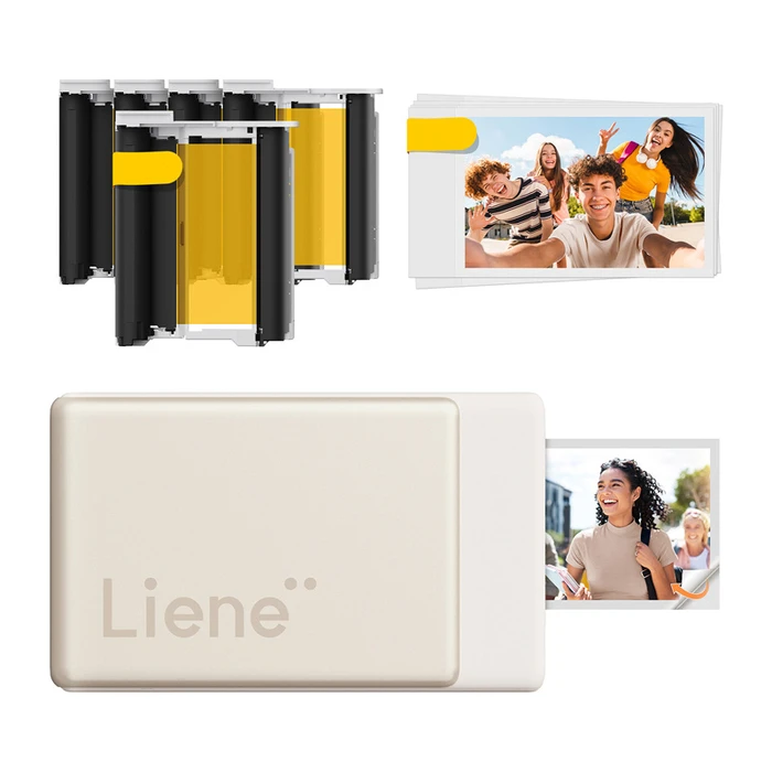 Liene Pearl N200 Pro Φορητός Εκτυπωτής Φωτογραφιών 2x3 (Bundle)