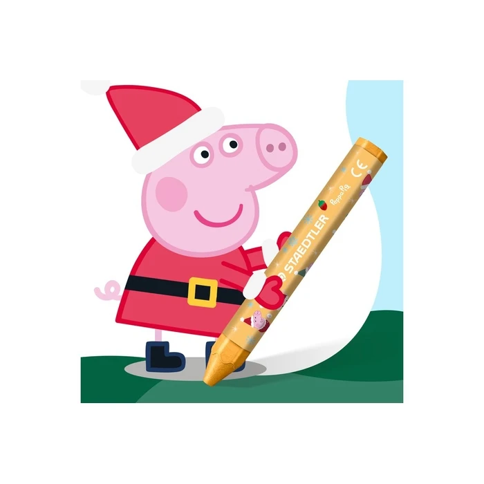 STAEDTLER Noris Junior 224 C12 L1 - Peppa Promo Wax Crayons, 12 pcs