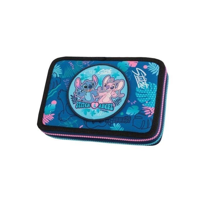 McNeill XL Filled Pencil Case (Etui) with 2 Zippers  Disney Stitch