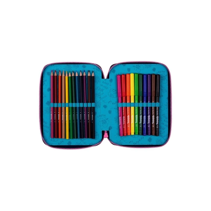 McNeill XL Filled Pencil Case (Etui) with 2 Zippers  Disney Stitch