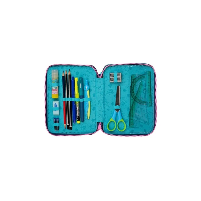 McNeill XL Filled Pencil Case (Etui) with 2 Zippers  Disney Stitch