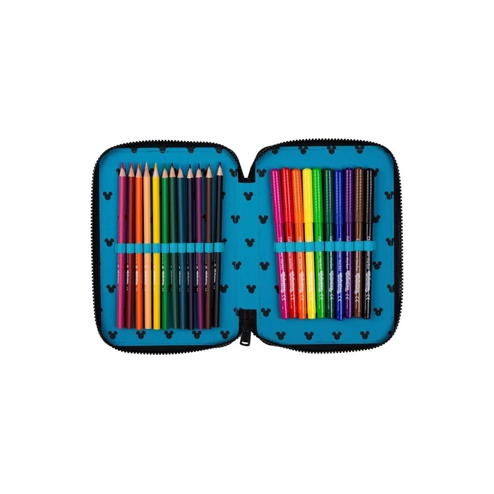 McNeill Etui XL (γεμάτο) με 2 φερμουάρ  Disney Mickey Mouse