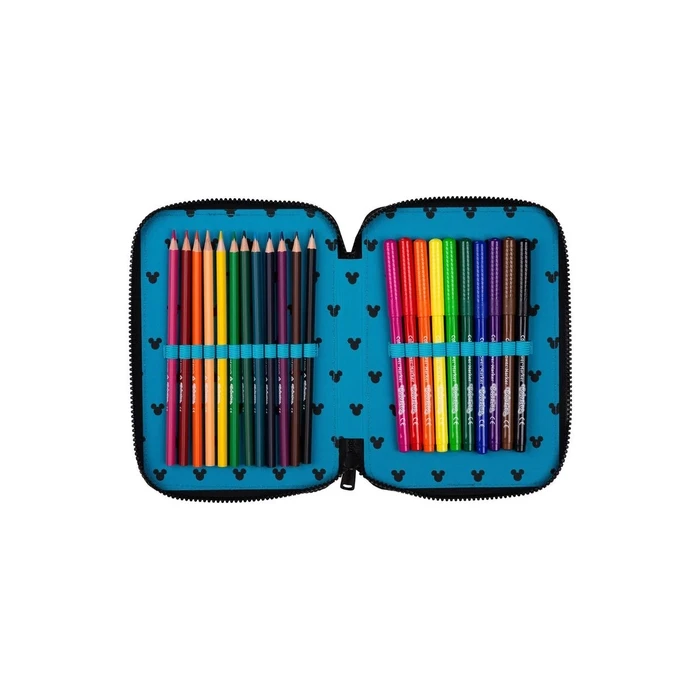McNeill Etui XL (γεμάτο) με 2 φερμουάρ  Disney Mickey Mouse