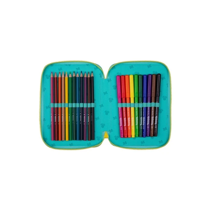 McNeill Filled Pencil Case (2-Zip XL) - Disney Minnie Mouse