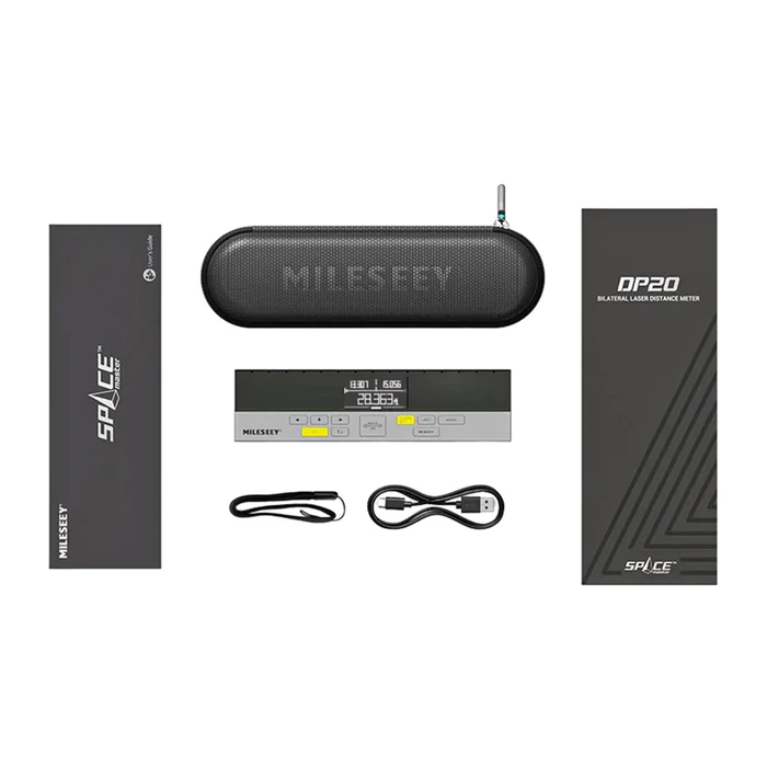 Mileseey Μέτρο Laser DP 20 Pro Bluetooth με Εύρος Μέτρησης 0.25m-100m
