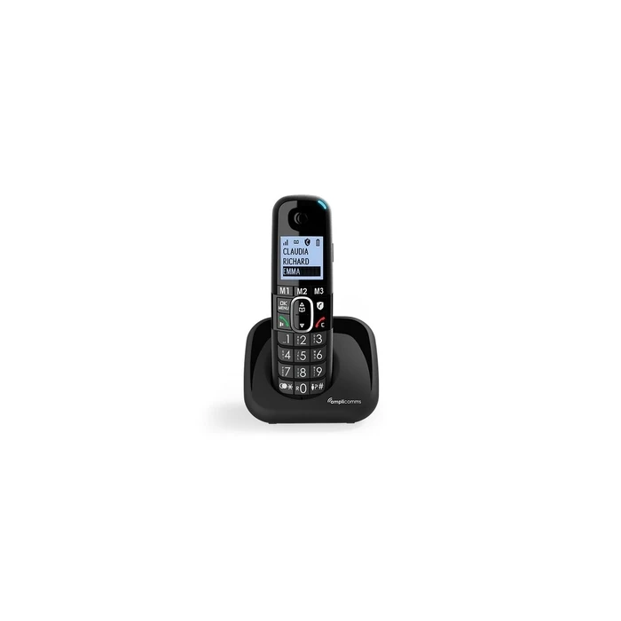 Amplicomms BigTel 1500 ασύρματο DECT τηλέφωνο - Μαύρο