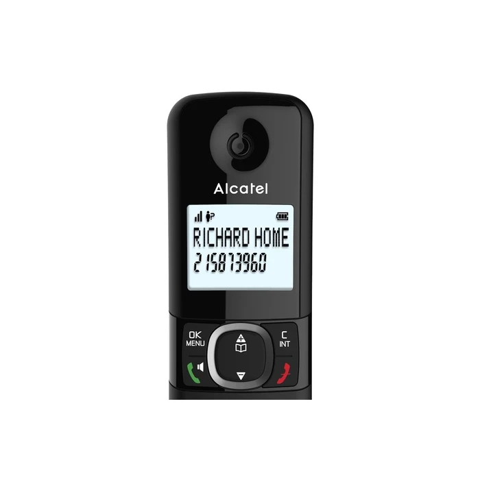 ALCATEL F860 Voice DECT Telephone, Cordless Handset - Black (ATL1423419)