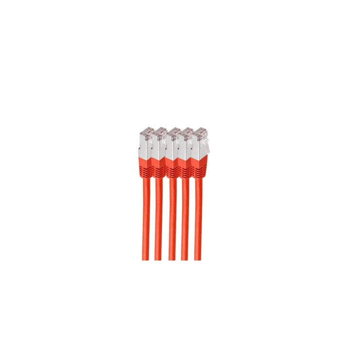Shiverpeaks S/FTP Cat6 Patch καλώδιο Ethernet 0,25 m κόκκινο - Σετ 5 (BS75711-H0.25R-SET5)