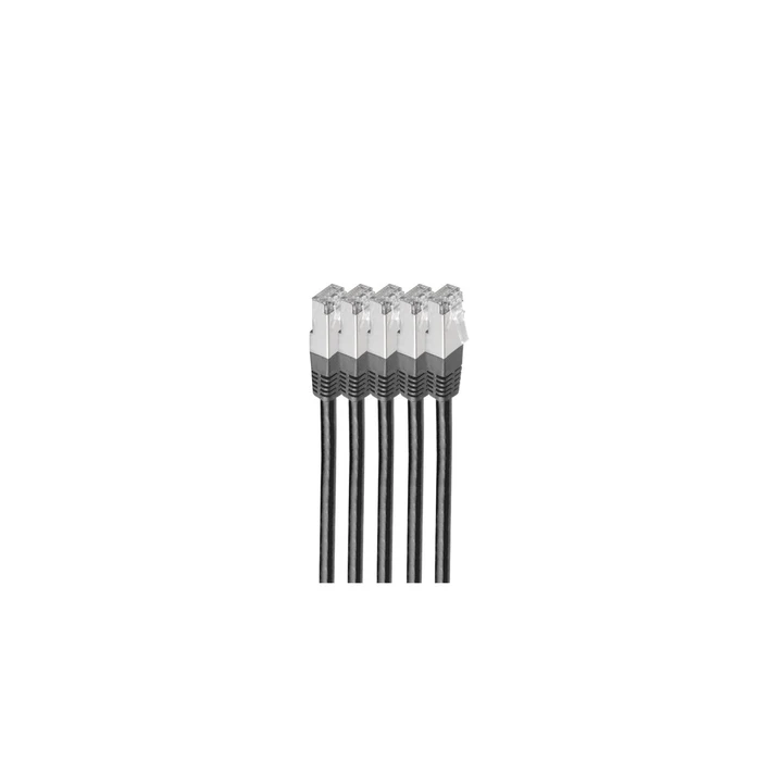 Shiverpeaks Patch Cable Cat6 S/FTP LSZH VE5 Black 0.25 m