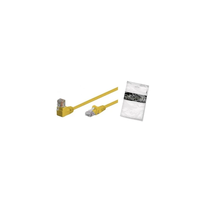Shiverpeaks Patchkab Cat6 S/FTP PIMF Angled-Straight Yellow 0.5 m