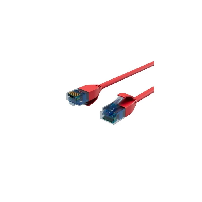 shiverpeaks επίπεδο καλώδιο δικτύου Patch Cat6 U/UTP slim, κόκκινο, 0,5 m (BS08-22014)