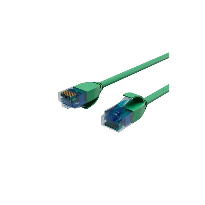 shiverpeaks patch καλώδιο δικτύου Cat.6 U/UTP slim 2m, πράσινο (BS08-22033)