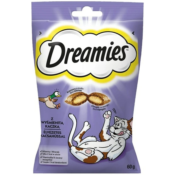 Snack for Cats Dreamies Λιχουδιές Πάπια 60 L 60 g