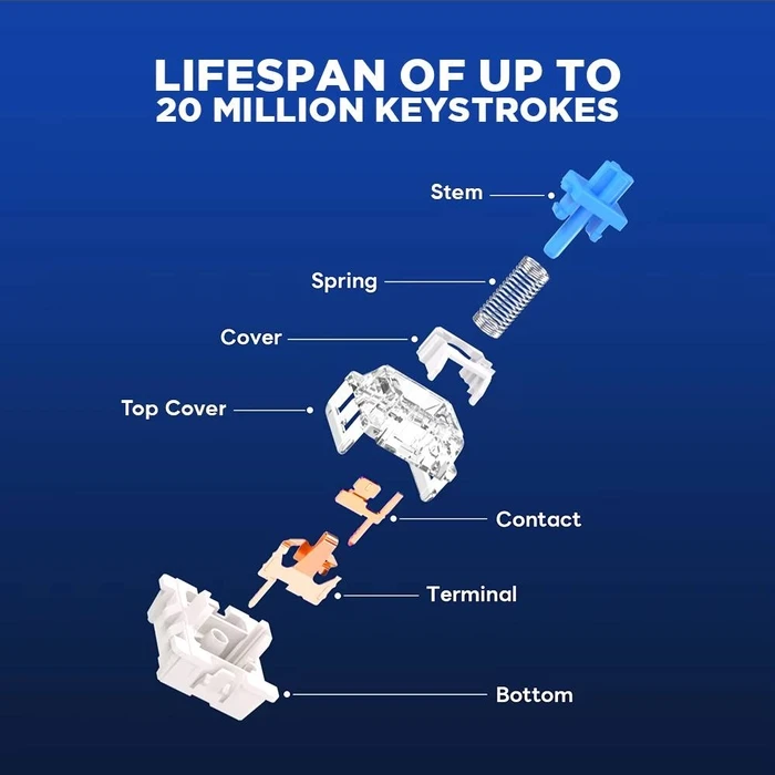 Gaming Πληκτρολόγιο Armaggeddon Mechanical Mka-1C Nex Black Tactile Brown Switch