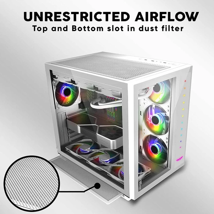 Κουτί Η/Υ Armaggeddon Full Atx Tessaraxx Core 12 Air White