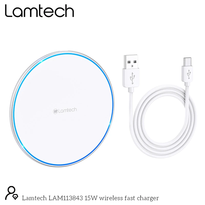 Ασύρματος Φορτιστής Lamtech FAST CHARGER 15W