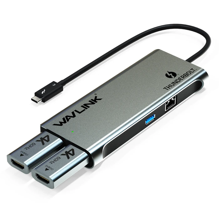 Docking Station Wavlink Thunderbolt 3 Single 5K DUAL 4K MINI