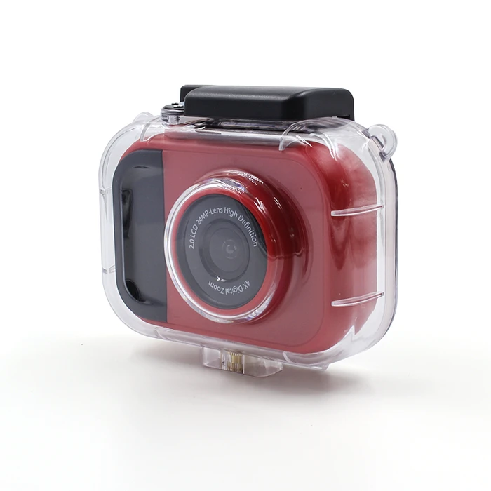 Action Camera Lamtech 2in1 Waterproof DIGITAL RED