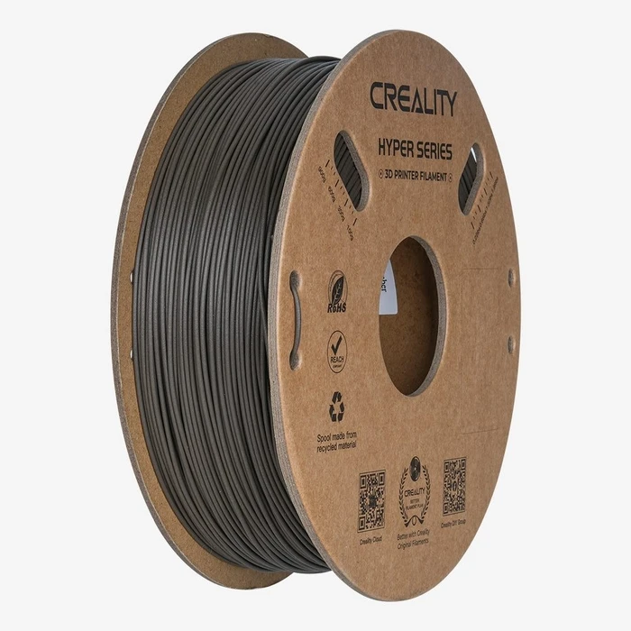 3D Printer Filament Creality Hyper PLA-CF Greyish Yellow Carbon Fiber High Strength, 1 kg Spool1.75