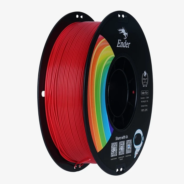 CREALITY 3D Printer Filament EN PLA Plus Red 1.75mm 1kg