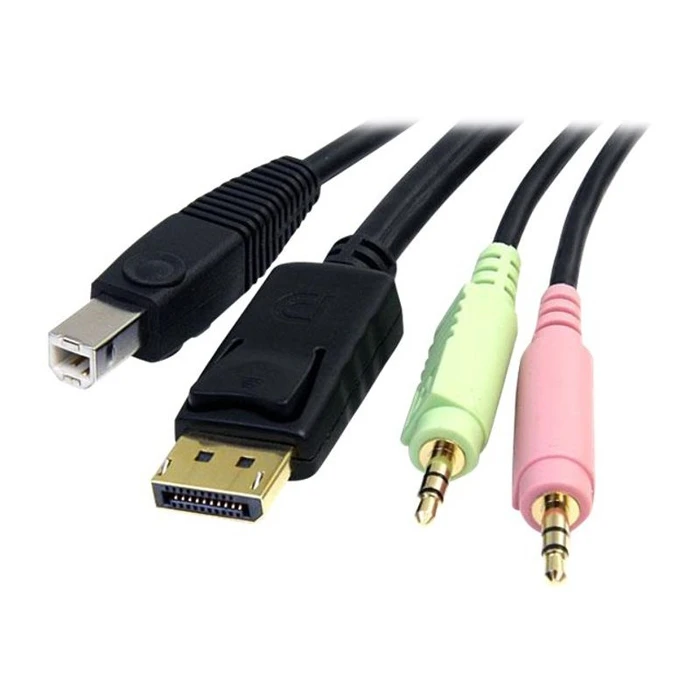 Καλώδιο KVM StarTech 1.8m 4-in-1 USB DisplayPort