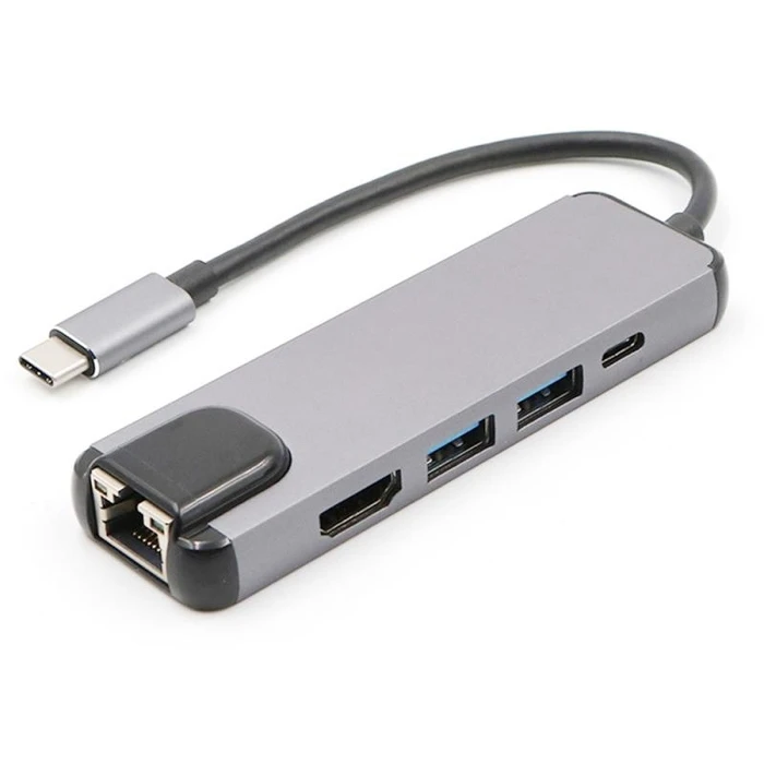 4‑in‑1 USB Type‑C to HDMI, RJ45 (Ethernet), 2x USB 3.0 + PD Adapter - ATC