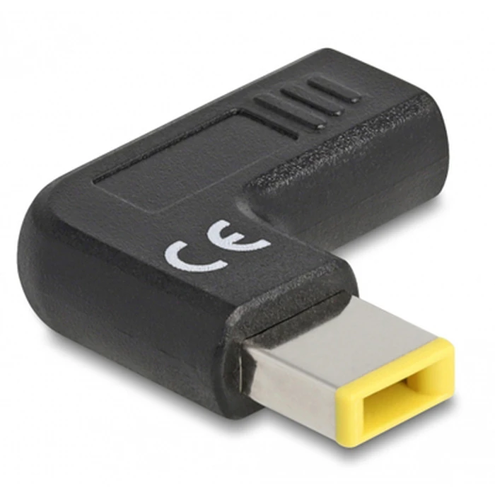 Αντάπτορας Τροφοδοσίας Delock 60003 USB-C σε Lenovo 11x4.5mm, 90°, μαύρο
