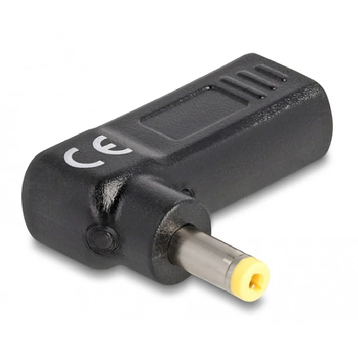 Αντάπτορας Τροφοδοσίας Delock 60006, USB-C σε HP 4.8x1.7mm, 90°, μαύρος
