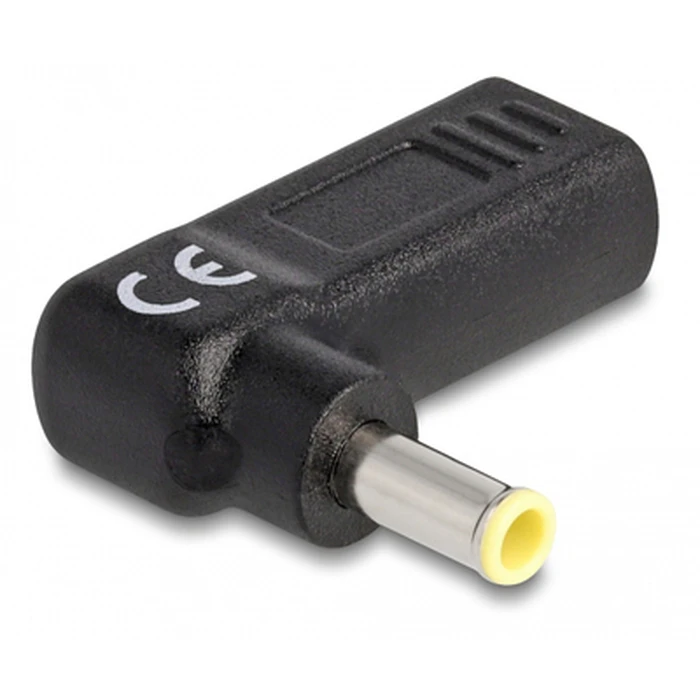 Αντάπτορας Τροφοδοσίας Delock 60013 USB-C σε Samsung 5.5x3mm, 90°, μαύρο