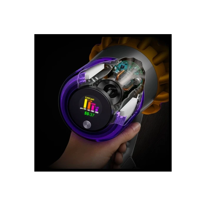 Dyson V15 Detect Absolute Rechargeable Vacuum 2-in-1 Stick & Handheld 25.2V Satin Nickel / Gloss Nickel