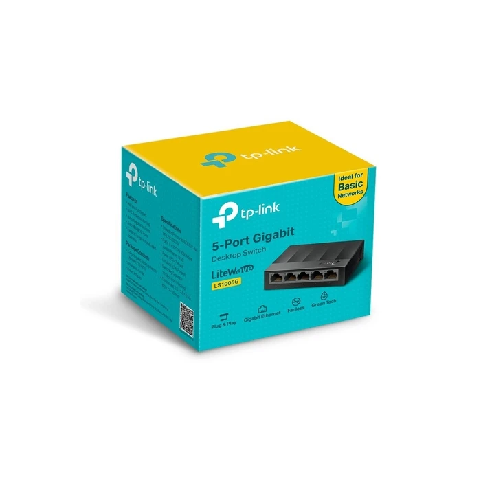 TP-Link LS1005G v5.40 Ανεπιτήρητος L2 Switch 5 Θύρες Gigabit (1 Gbps)