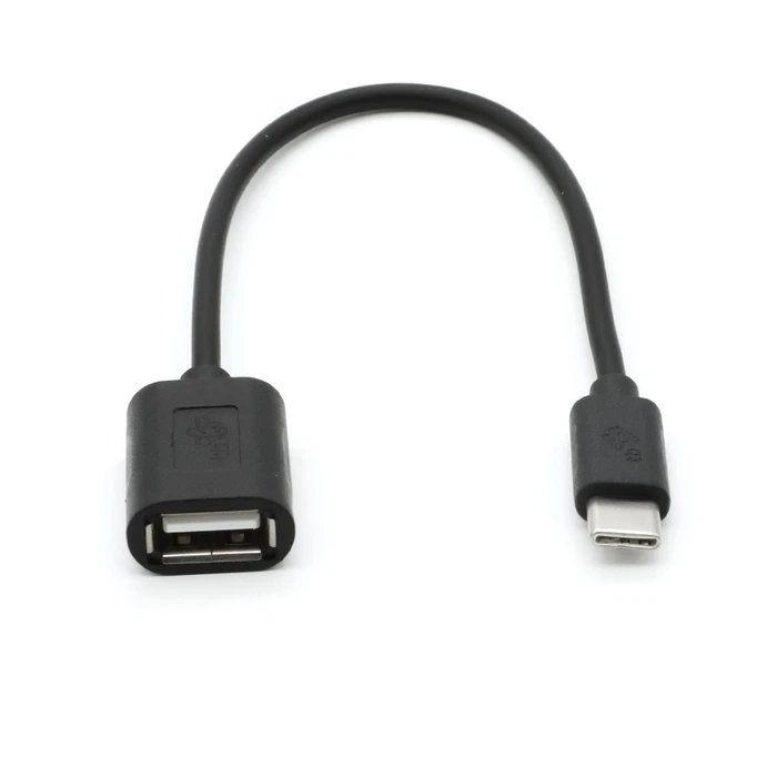 Καλώδιο USB TB OTG AF - USB-C 15cm Black