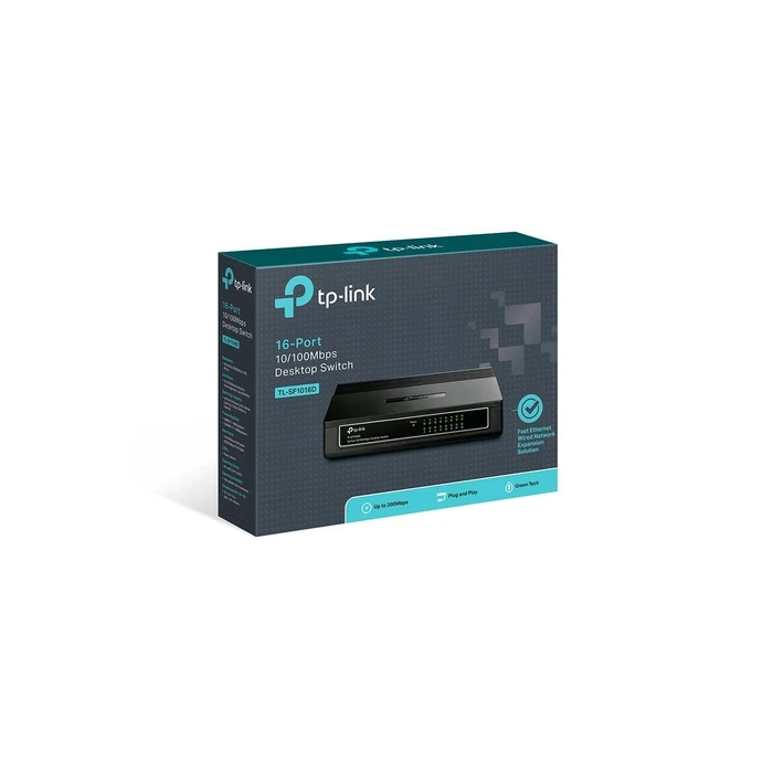 TP-Link TL-SF1016D 16-Port Fast Ethernet Unmanaged Switch