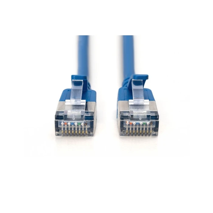 DIGITUS Patch καλώδιο CAT 6A F/FTP Slim 0,30 m μπλε - 10 τεμάχια