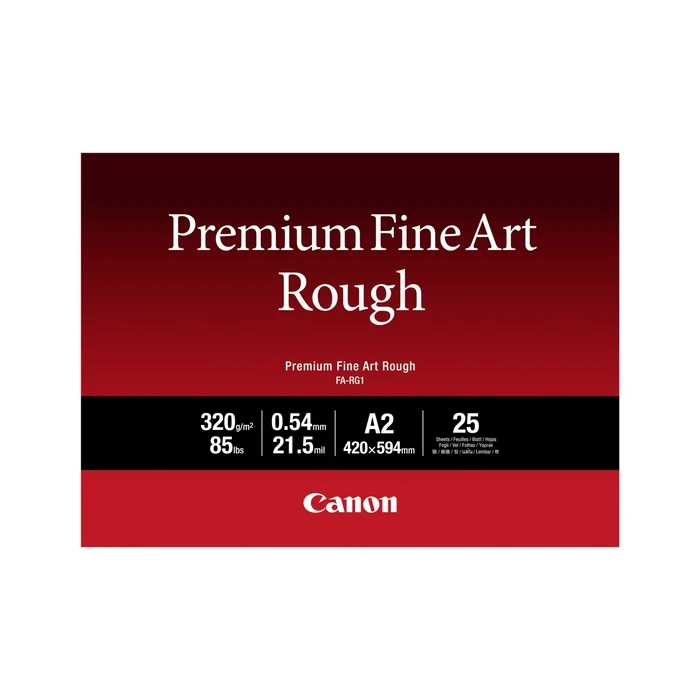 Canon FA-RG1 Premium Fine Art Rough Photo Paper A2 320 g/m² - 25 Sheets