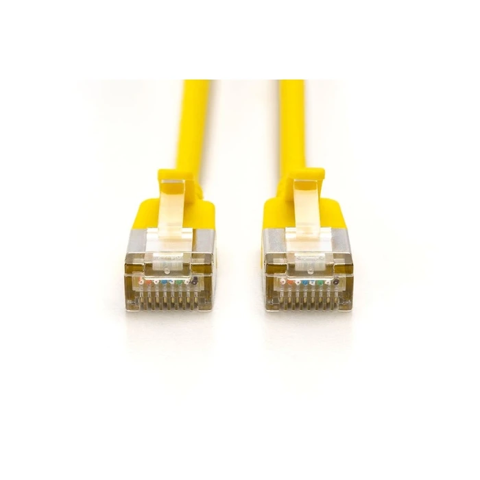 DIGITUS Patchkabel CAT 6A F/FTP Slim 3 m κίτρινο - 10 τεμάχια