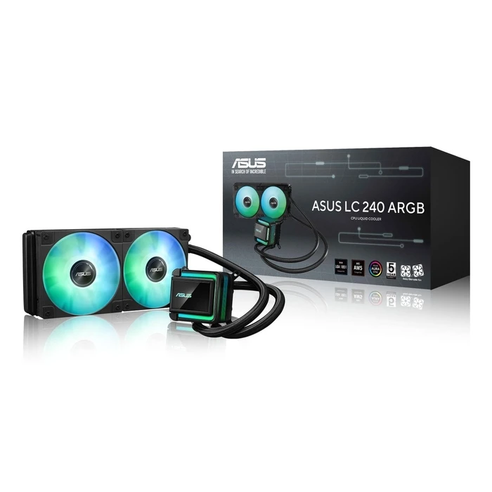 Asus LC 240 Υδρόψυξη AIO CPU με 2 Ανεμιστήρες 120mm και ARGB Φωτισμό