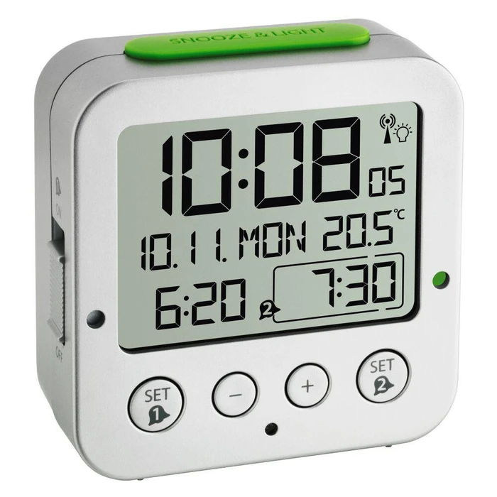 Ρολόι Ξυπνητήρι TFA 60.2528.54 Bingo Funk Alarm Clock with Temperatur