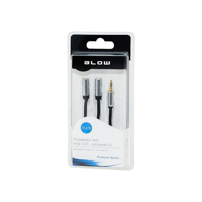 Αντάπτορας Ήχου Blow Splitter 3.5mm Jack Stereo 15cm