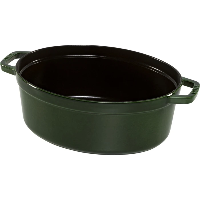 Staub La Cocotte Οβάλ 33 cm Basil Green Μαντέμι