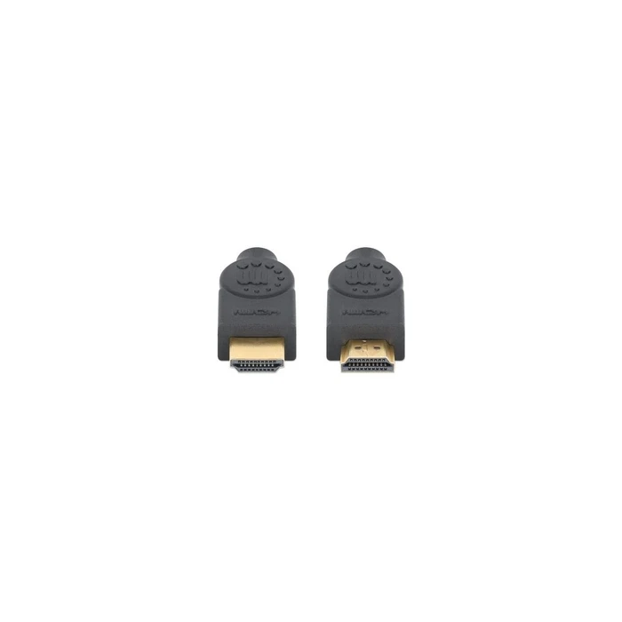 Manhattan CL3 HDMI καλώδιο για τοίχο 5 m, 4K@60Hz, με Ethernet (μαύρο)