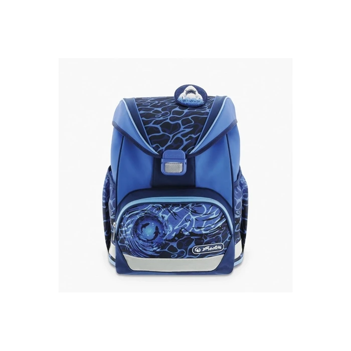 Herlitz Σχολική Τσάντα Πλάτης UltraLight Blue Shark, 15 lt, 28 x 21 x 36 cm