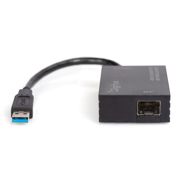 DIGITUS USB 3.0 Gigabit SFP Network Adapter (DN-3026 / DN-3026-1, SKU 603300, EAN 4016032509806)